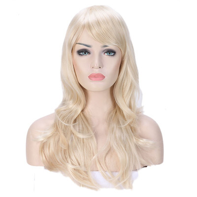 

23 Inch Synthetic Long Wavy Full Hair Wigs Cosplay Costume Party Heat-Resistant Wigs For Women Men