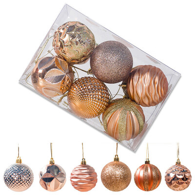

55cm 12Pcsset Christmas Balls Ornaments With Hanging Rope Christmas Tree Decoration Festival Party Home Decoration