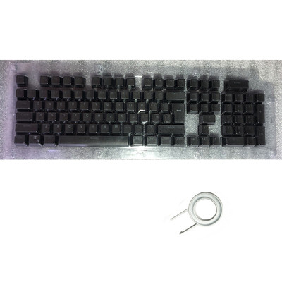 

104 English PBT Keycaps for Mechanical Keyboard Compatible with MX Switches Transparent Support Led Lighting Keycaps
