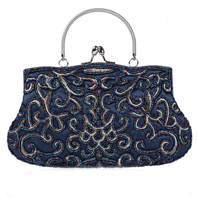 

Elegant Ladies Handbag for Party Vintage Women Evening Handbags Beaded Women Shoulder Bag for Wedding Ball