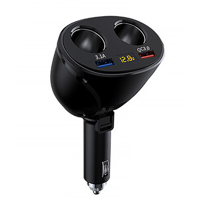 

Willstar Dual USB Ports Cigarette Lighter Splitter Car Charger USB C Fast Car Adapter with
