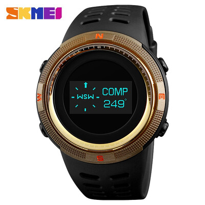 

SKMEI Pedometer PU leather strap Watch