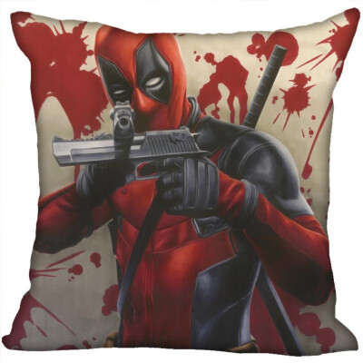 

Deadpool Hot Sale Pillow Case High Quality New Years Pillowcase Decorative Pillow Cover For Wedding Decorative Christmas