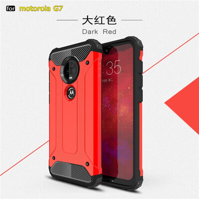 

Goowiiz Phone Case For Motorola Moto E6G7 King Kong Armor Fashion Bumper PC TPU Prevent falling
