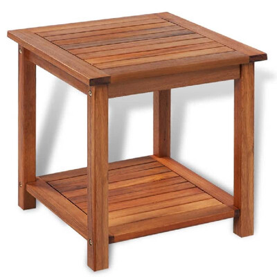 

Side Table Solid Acacia Wood 177"x177"x177"
