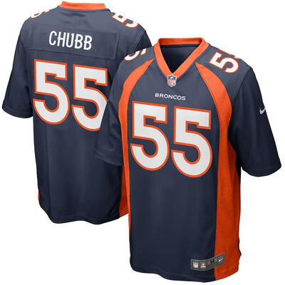 

Mens Football Jersey Denver Broncos Bradley Chubb Navy Draft Pick Game Jersey