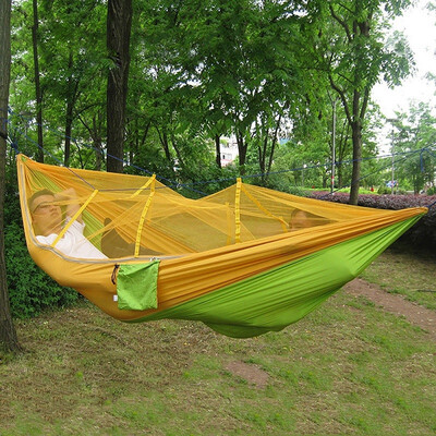 

Portable Single-person Mosquito Net Hammock Hanging Bed for Travel Camping