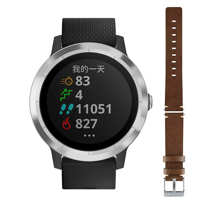 

Garmin vivoactive3 Cool Black Dili Hotba with running cycling swimming call reminder sleep monitoring waterproof GPS sports payment smart watch