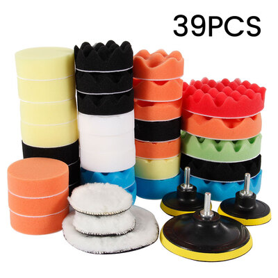 

Car Foam Drill Polishing Pad Kit Polisher with Pads Polishes Compounds Buffing Pads