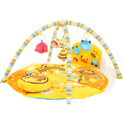 

Baby Kick Piano Gym Play Mat Fun Activity Center With Light Music Cushion Rattle Toy For Baby Boy Girl 0-36 Months Blue