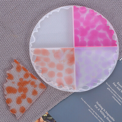 

Willstar Round Coaster Resin Mold Silicone Casting Jewelry Agate Making Mould Tool Craft