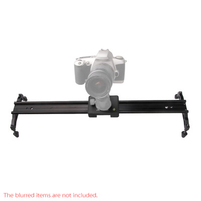 

Andoer 60cm 24" Aluminum Alloy Video Track Slider Dolly Stabilizer System for Canon Nikon Sony DSLR Cameras Camcorders