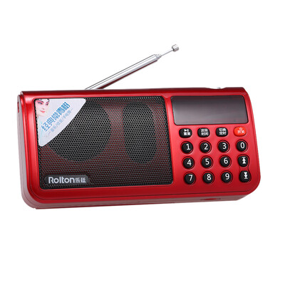 

Rolton T50 FMMWSW 3-Band Digital Radio Portable USB Wired Computer Speaker HiFi Stereo Receiver w Flashlight LED Display Suppor
