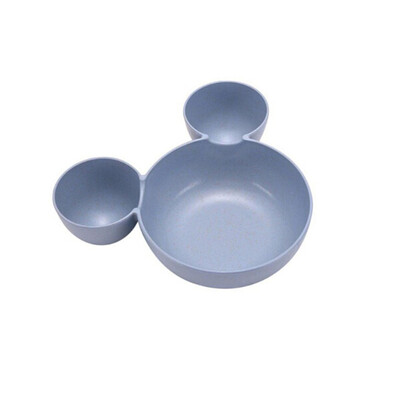 

Children Kids Cute Cartoon Mouse Bowl Dishes Baby Feeding Rice Bowl Dinner Lunch Food Container Dinner Food Container Fruit Plate