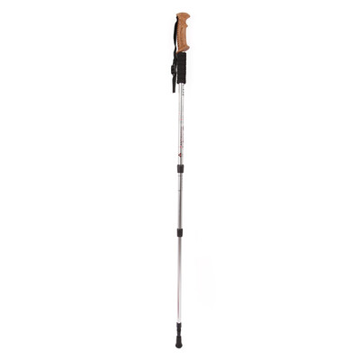 

7075 Aluminum Alloy Adjustable Telescopic Hiking Walking Stick Trekking Pole Alpenstock 3 Section Anti-shock Anti-skid Ultra-light