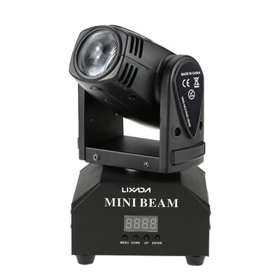 

Lixada LED Stage Effect Lamp Total 50W Rotating Moving Head DMX512 Sound Activated Master-slave Auto Running 1113 Channels RGBW C
