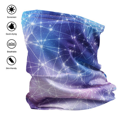 

Willstar Balaclava Starry Sky Face Mask Shield Neck Tube Gaiter Biker Face Cover Bandana