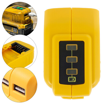 

Willstar For Dewalt DCB090 USB Charging Battery Adapter Power Charger 12V 20V Portable