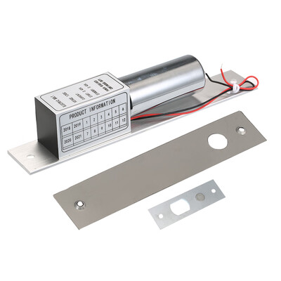 

2 Wires Metal Electric Bolt Lock Normal Temperature DC12V Electronic Bolt Drop Door Lock Aluminium Alloy for Access Control System
