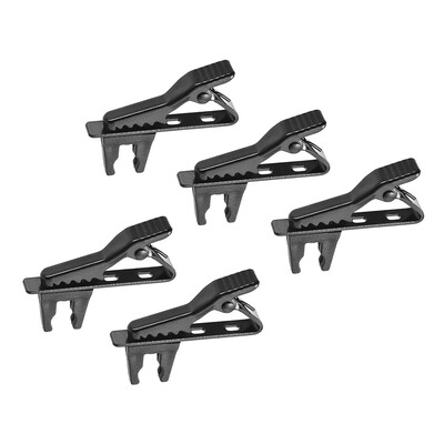 

Andoer EY-J06A 5pcs 5mm Wired Lapel Mic Microphone Tie Clip