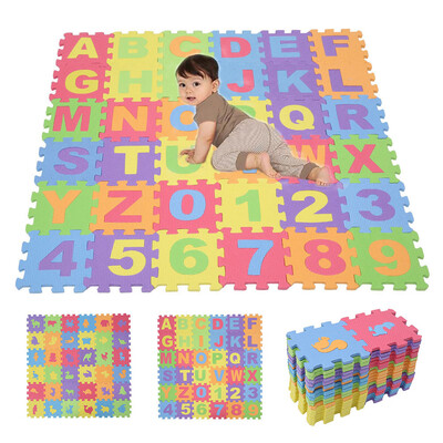 

Willstar 36x LARGE Alphabet Numbers EVA Floor Play Mat Jigsaw Foam Puzzle Baby Soft Toy