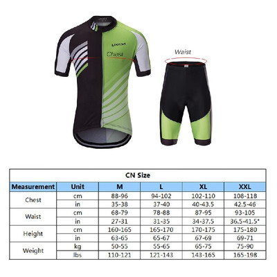 

Thermal Jacket Lixada Men Breathable Quick Dry Short Sleeve Jersey Shirt Gel Padded Shorts Cycling Clothing Set Riding Biking Spor