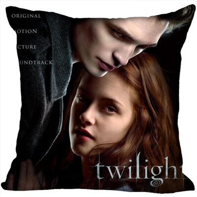 

Twilight Pillow Cover Bedroom Home Office Decorative Pillowcase Square Zipper Pillow Cases Satin Fabric No Fade 35x35CM