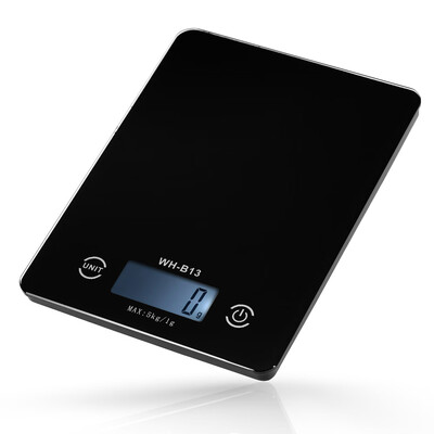 

5KG1G Accurate Touch Screen LCD Backlight Digital Kitchen Food Scale GLBOZ Electronic Weight Balance for Baking Cooking Tare Fu