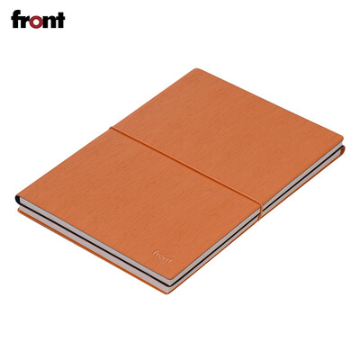 

front A5 Notebook PU Leather Soft Cover with Elastic Closure Lined Blank Paper Travel Journal Diary Daily Notepad for Business Mee
