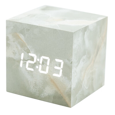 

LED Sound Control Wooden Alarm Clock