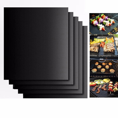 

PTFE Non-stick BBQ Grill Mat Barbecue Baking Liners Reusable Teflon Cooking Sheets 40 30cm Cooking Tool