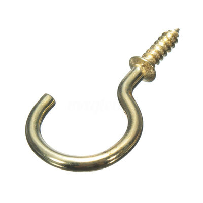 

UpperX Screw Hook A3 steel Curtain Net Wire Hat Coat hook up30mm 50PCS