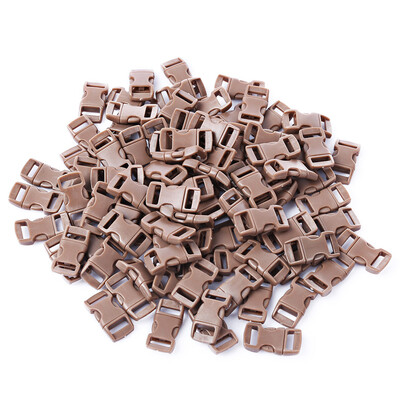 

100pcs Lot Webbing Paracord Plastic Bracelet Buckle for Outdoor Survival