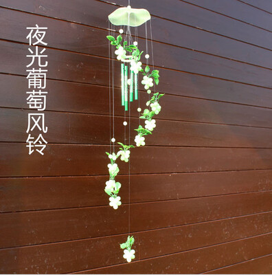 

Creative noctilucent grapevine wind bell hanging decorations home crafts gifts warm market arcade ornaments pendants