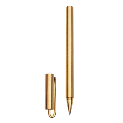 

Sky with clip straight bar brass pen metal gel pen creative retro signature pen frosted surface TS-5603