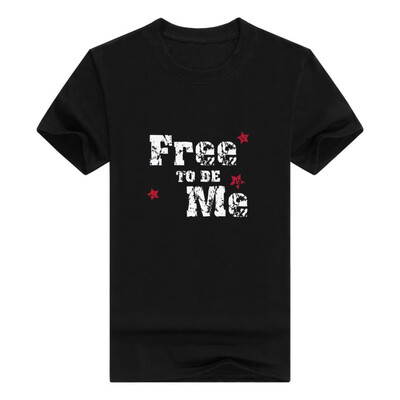 

Free To Be Me Patriotic Crewneck 4th Of July USA Flag National Tshirt