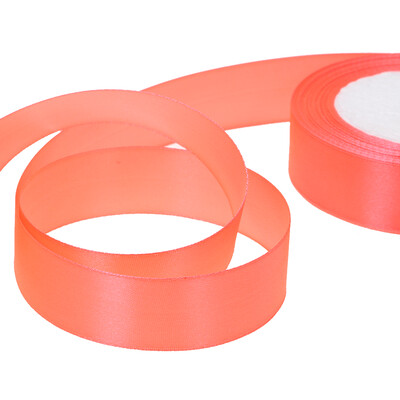 

25 YardsRoll 25mm Width Silk Satin Ribbon DIY Wedding Party Decoration Bow Crafts Invitation Card Gift Wrapping Christmas Ribbons