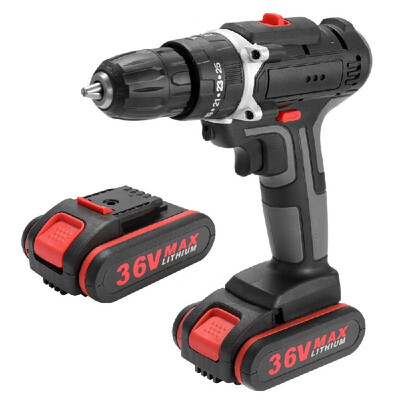 

36V Multifunctional Electric Impact Cordless Drill High-power Lithium Battery Wireless Rechargeable Hand Drills Home DIY Electric