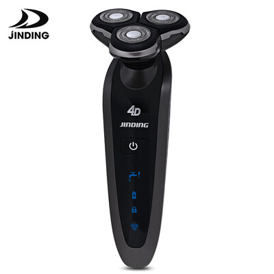 

JINDING 5380 Three Blades Electric Shaver with Folding Charging Base for Men