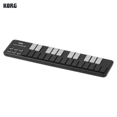 

KORG nanoKEY2 Slim-Line Portable USB MIDI Keyboard Controller 25 Keys with USB Cable