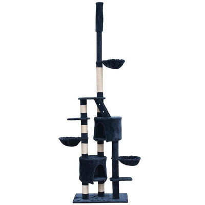 

Cat Tree Cuddles XL 90" - 102" Dark Blue Plush