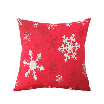 

Fashion Home Safa Car Decoration Pillowcase Xmas Style Pillow Cover Cotton Linen Cushion Cover Christmas Throw Pillow Case 450450