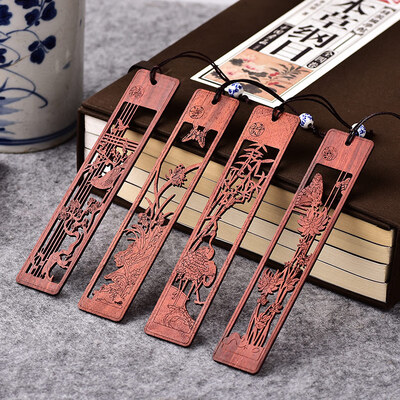 

MIEZ wooden bookmark purple sandalwood