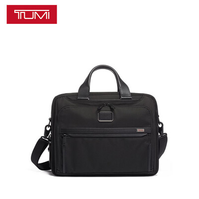 

TUMI way Alpha series mens briefcase computer bag 02603132D3 black