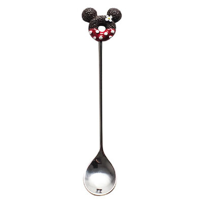 

Cute 304 Stainless Steel Spoon Fork Doughnut Cartoon Animal Head Coffee Ice Cream Dessert Tea Candy Kitchen Flatware Gift Tablewar