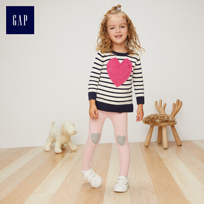 

GAP flagship store baby girl childrens knit pants leggings baby casual pants children 307654 dust color 100cm 3T