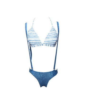 

Womens Imitation denim sexy bikini swimsuit