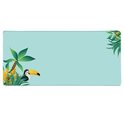 

KUMISUO mouse pad self-supporting large large mouse pad M1 tropical blue 7503503MM thickening lock game pad office mouse pad