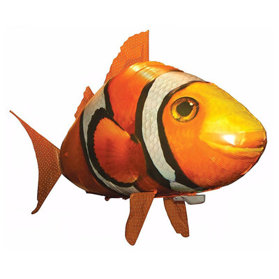 

Remote Control Flying Air Shark Toy RC Radio Inflatable Clown Fish Balloons Gift