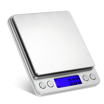 

3000g01g Accurate Kitchen Scale High-precision Jewelry Scale Mini Food Scale Electric Kitchen Scale with Two Trays Kitchen Bakin